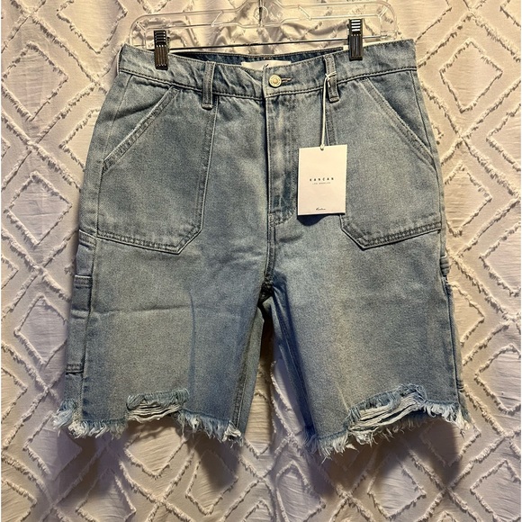 🆕🆕 KanCan carpenter Bermuda shorts size large. - Picture 5 of 6